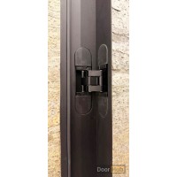 Black Concealed 3D Hinge – Hidden Door Hardware for Developers in UAE